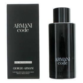 Armani Code by Giorgio Armani, 4.2 oz Eau De Toilette Refillable Spray for Men